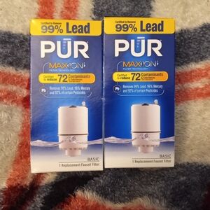 NWOT NIP 2 PUR Replacement Faucet Filters